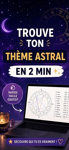 Trouve ton thème astral en 2 minutes