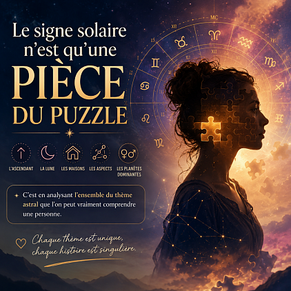 Le signe solaire n'est qu'une pièce du puzzle